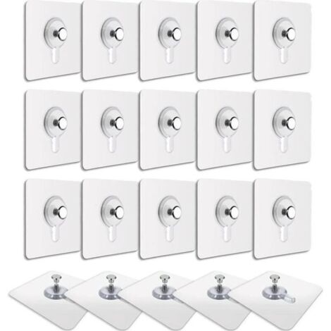 SABIR Crochets,Crochets pour tableaux muraux (20 PCS) pour accrocher des tableaux, des cadres photo, des miroirs et bien plus encore.