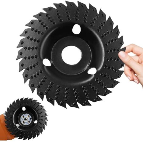 SABIR Disque Meuleuse Bois,Disque Bois Meuleuse 125mm pour Bois, Tronçonneuse, Ponçage en Carbure de TungstèN,Disques de Meulage pour FaçOnner, Meuler et Couper