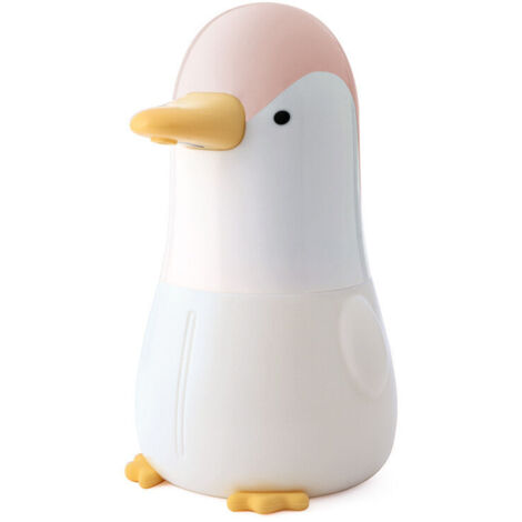 SABIR Distributeur de Savon Automatique sans Contact, Distributeur de Désinfectant Mains avec Capteur Infrarouge, USB Enfants Distributeur Savon Mousse pour Cuisine Salle de Bain Bureau école Pink