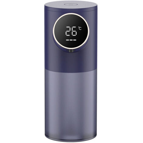 SABIR Distributeur de Savon Automatique,320 ML Distributeur Savon Mousse avec Rechargeable USB, IPX4 Distributeur Savon sans Contact avec Détecteur de Infrarouge Capteur, Convient pour Cuisine, Bain
