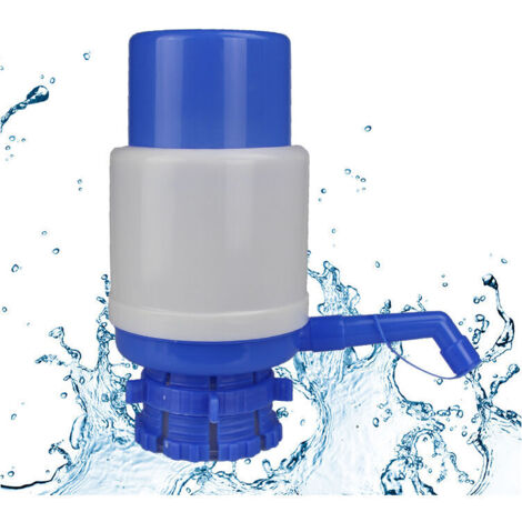 SABIR Distributeur d'eau pour bouteilles d'eau.Pompe à eau manuelle compatible avec les bouteilles jusqu'à 20 litres et avec un bouchon de diamètre 55 mm, pour la maison, la cuisine, le camping, le bu