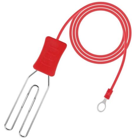 SABIR Électrificateur de noyau de plomb de clôture électrique de coeur, clôture électrique solaire, le connecteur de fil n'est pas facile à casser, durable et résistant, peut améliorer la sécurité de 
