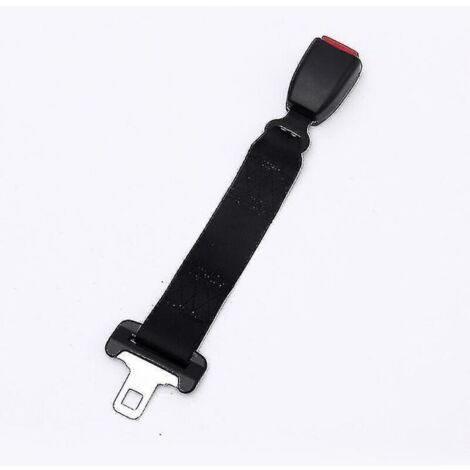 SABIR Extension de ceinture de sécurité voiture Largeur 2,5 cm Languette de verrouillage pour fixation sécurisée Compatible divers modèles