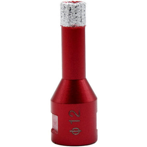 SABIR Foret diamanté avec filetage M14, foret à trous creux brasé haute performance pour carrelage/granit/marbre/porcelaine/verre/céramique (12 mm)