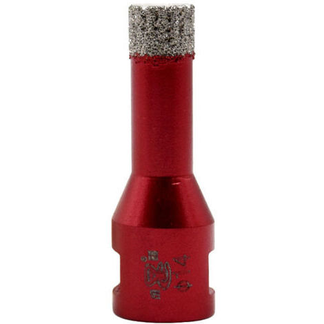 SABIR Foret diamanté avec filetage M14, foret à trous creux brasé haute performance pour carrelage/granit/marbre/porcelaine/verre/céramique (14 mm)