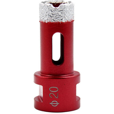 SABIR Foret diamanté avec filetage M14, foret à trous creux brasé haute performance pour carrelage/granit/marbre/porcelaine/verre/céramique (20 mm)