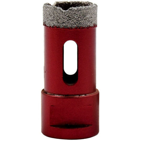 SABIR Foret diamanté avec filetage M14, foret à trous creux brasé haute performance pour carrelage/granit/marbre/porcelaine/verre/céramique (25 mm)