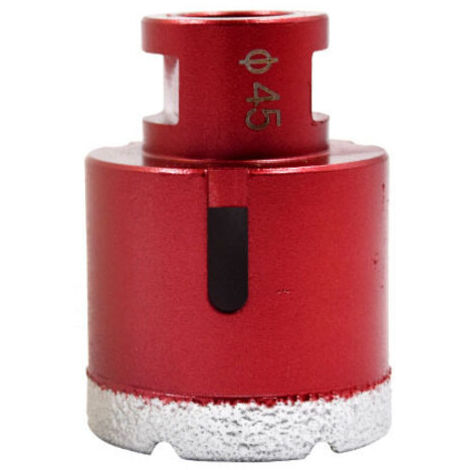 SABIR Foret diamanté avec filetage M14, foret à trous creux brasé haute performance pour carrelage/granit/marbre/porcelaine/verre/céramique (45 mm)