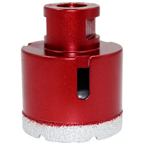 SABIR Foret diamanté avec filetage M14, foret à trous creux brasé haute performance pour carrelage/granit/marbre/porcelaine/verre/céramique (50 mm)