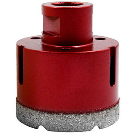 SABIR Foret diamanté avec filetage M14, foret à trous creux brasé haute performance pour carrelage/granit/marbre/porcelaine/verre/céramique (55 mm)