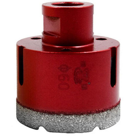 SABIR Foret diamanté avec filetage M14, foret à trous creux brasé haute performance pour carrelage/granit/marbre/porcelaine/verre/céramique (60 mm)