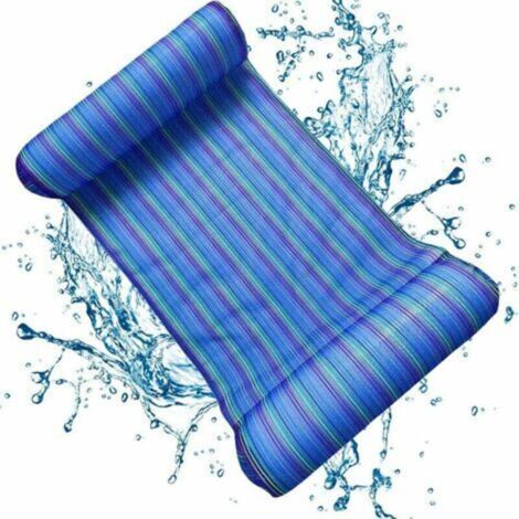 SABIR Hamac à eau, hamac flottant pour piscine, lit flottant gonflable pour piscine, chaise flottante, canapé d'eau, tapis pour piscine, plage, mer, chaise longue pour adulte STOL