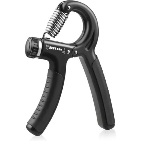 SABIR Hand Grip,Exerciseur de Doigts Résistance Réglable 5-60 kg Poignée de Main Exercice Musculation/Pince de Musculation/Poignée d'entraînement pour Les Doigts et la Force Avant-Bras,