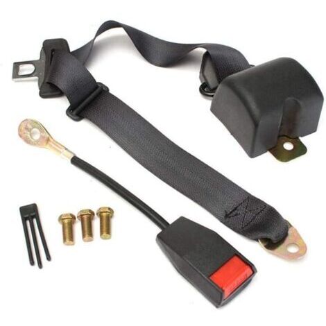 SABIR Harnais de sécurité réglable 3 points – Sangles en nylon haute résistance – Longueur ajustable 880 mm à 1 370 mm – Résistance à la traction 26 700 N