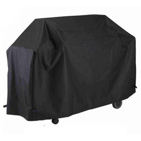 SABIR Housse Barbecue,Housse Barbecue Gaz,Housse Bâche Résistante de 210D Oxford Protection BBQ Convient aux Weber,Brinkmann,Char Broil etc,Résistant aux UV,à l'eau et aux Larmes (145x61x117)