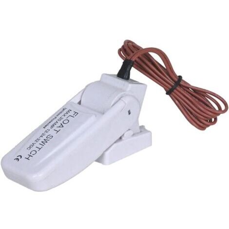 SABIR Interrupteur à flotteur automatique pour pompes de cale (12 V, 24 V ou 32 V) pour bateaux, yachts, caravanes, camping, pêche, pompes à eau, commutation marche/arrêt automatique