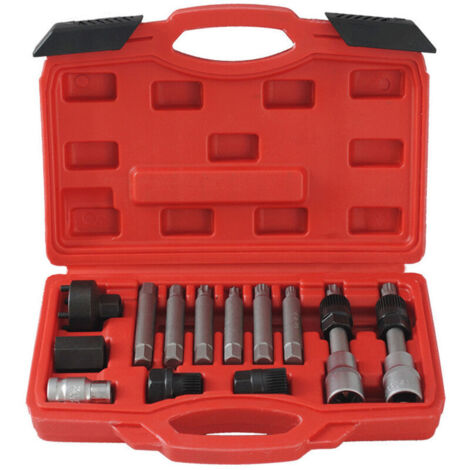 SABIR Kit de 13 doublages de poulie rétractable sans verrouillage d'alternateur, écrous, portes de garage. STOL
