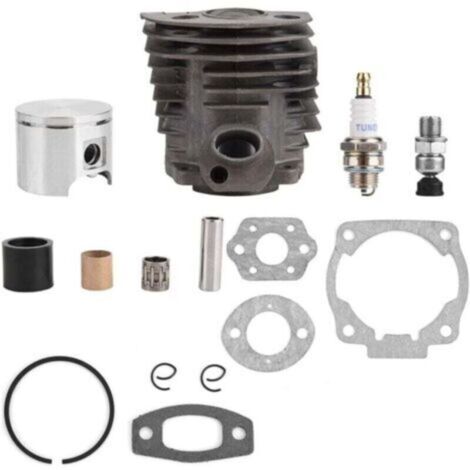 SABIR Kit de Joint de Piston de Cylindre, Piston de Cylindre de 46 mm avec kit de Joint pour Moteur Husqvarna 50,51,55 Rancher Nikasil, Robuste et Durable