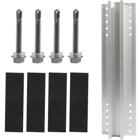 SABIR Kit de support pour panneau solaire, supports d'inclinaison avec supports de panneau solaire réglables, bateau, camping-car, toit, système hors grille 300mm
