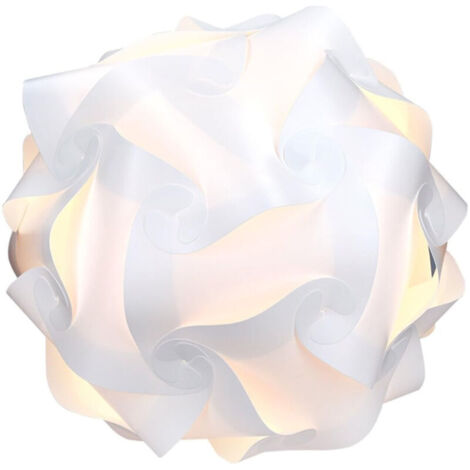 SABIR Lampe puzzle abat-jour - Luminaire IQ plafond ou chevet - Lumière blanche - Diamètre env. 30 cm, Versailles