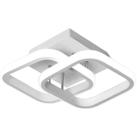 SABIR LED-Deckenleuchte mit Bewegungsmelder, 18 W, 1800 lm, Warmweiß 3000 K, moderne automatische Deckenleuchte, Innenwandleuchte für Schlafzimmer, Küche, Balkon, Flur, Wohnzimmer, Garage (2 Ecken) [e