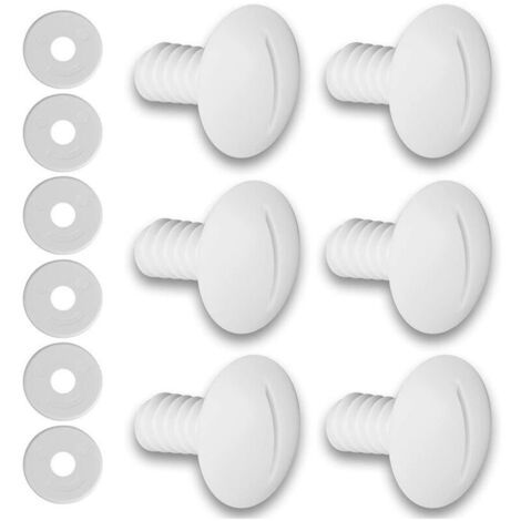 SABIR Lot de 12 vis Polaris pour boulons de roue en plastique 180/280 Remplacement Polaris C55 C-55