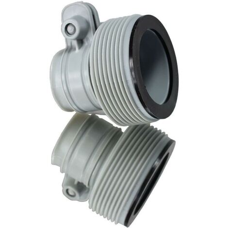 SABIR Lot de 2 adaptateurs B pour pompe à filtre Compatibilité Bestway 58236 et Intex 10722 Diamètre tuyaux 32 à 38 mm