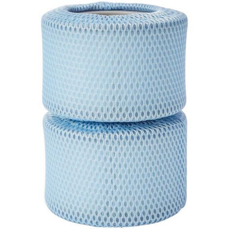 SABIR Lot de 2 cartouches filtrantes avec maille de protection et couverture en maille 90 couches pour piscines et spas, adaptées à tous les spas
