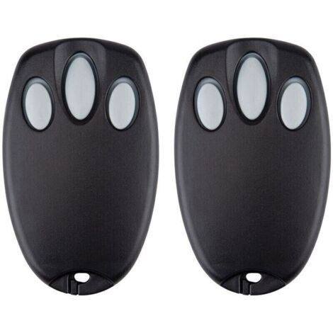 SABIR Lot de 2 émetteurs de porte de garage portatifs de remplacement pour Chamberlain Liftmaster Motorlift 94335E 84335E ML700 ML500 ML850 Merlin+ C945 C840 Security+ 433,92 MHz