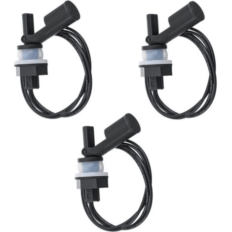 SABIR Lot de 3 Niveau Capteurs deau, Interrupteur Flotteur Pour, Pompe Capteur Niveau eau Interrupteur De Niveau Automatique pour Aquarium de Piscine