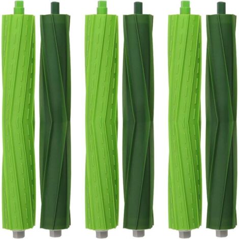SABIR Lot de 3 rouleaux extracteurs compatible avec Roomba E5 / i7. Kit d'accessoires de rechange pour brosse centrale Extracteur E5 E6 i7 i7+. Pièces de rechange comprenant 3 paquets en tout.