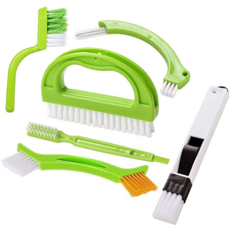 SABIR Lot de 6 Brosses de nettoyage de joints, pour carrelage, cuisine, salle de bain, fenêtre