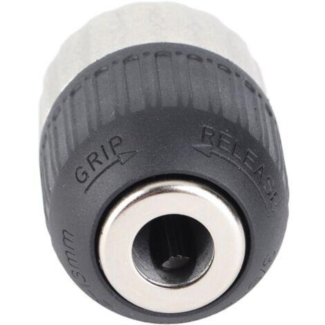 SABIR Mandrin de Perceuse Automatique 213 mm, Filetage 3/8" - 24 UNF, pour Perceuses à Colonnes et Fixes, Outil de Perçage Professionnel