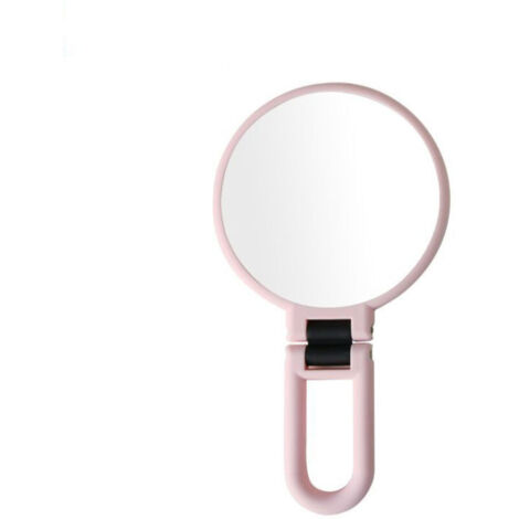SABIR Miroir de Poche 1X 15X avec poignée pour Les Voyages, Miroir grossissant, Magnification, Miroir Double Face Pliable, Miroir pour Femmes pour Le Maquillage des Yeux en Voyage, sur Table