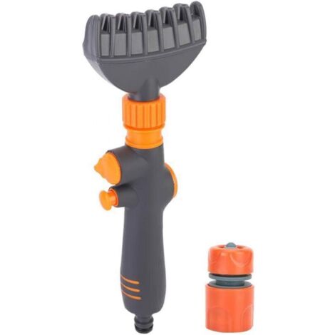 SABIR Nettoyeur de Filtre de Piscine, Nettoyeur de Jet de Filtre à Main avec Adaptateur pour Nettoyage D'étang de Spa et Spa de Piscine 28,5x9,2 cm/11,2x3,6 Pouces