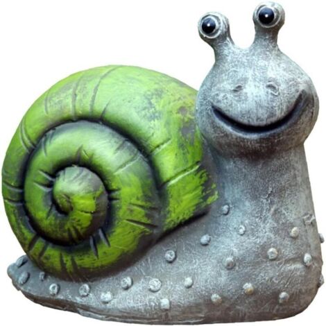 SABIR Ornement Solaire Lumières Décoration de Jardin Lampe d'animaux Lampe Solaire Forme d'escargot Statue d'escargot Statue des Animaux pour Jardin Patio 1314.58cm