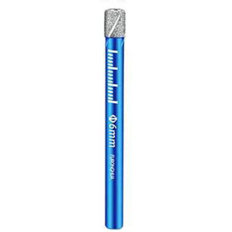 SABIR Outils électriques Scie cloche diamantée pour carrelage, marbre, verre et céramique, foret, 6mm