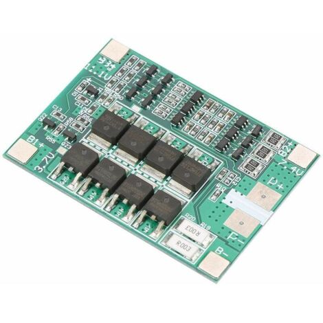 SABIR Panneau de Protection de Batterie, Carte de Protection de Batterie au Lithium PCB BMS de 3S 12V 40A avec le Chargement de Balance Panneau de Protection de Court-circuit