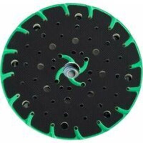 SABIR Patin de ponçage avec aspiration de poussière - Filetage de raccordement M8 - Remplacement pour patin de ponçage Festool, compatible avec ponceuses excentriques Bosch Makita, etc., 150 mm