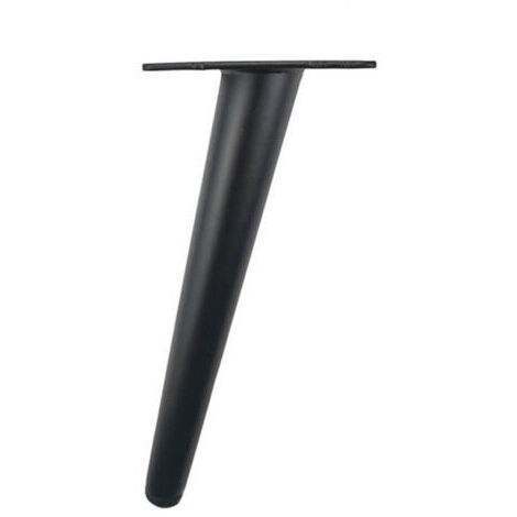 SABIR Pieds de meuble TV, meuble TV, meuble de table à thé et pieds de table, noir, 30 cm