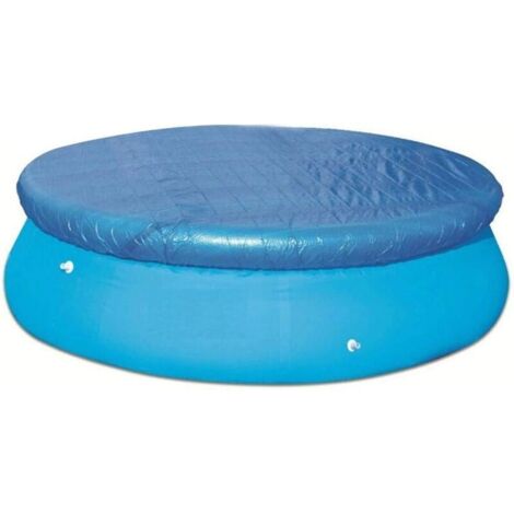 SABIR Piscine Housse,Vidange Housses pour Butée Feuilles, Easy Set Dessus Anti-poussière Étanche à la Pluie Housse Durable Piscine Ci - Dessus Tissu - Diamètre: 305cm