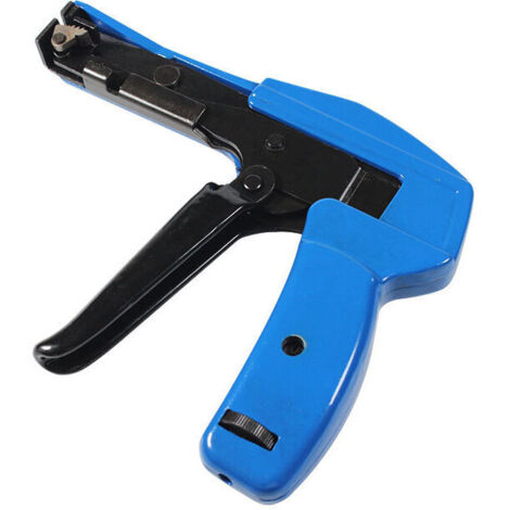 SABIR Pistolet à attache de câble,pistolet à attache à glissière professionnel, outil de fixation et de coupe de fil de câble, installation et coupe d'attaches en nylon en plastique