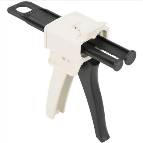 SABIR Pistolet à Colle, universel 1:1 50 ml cartouche de mélange en caoutchouc de silicone distributeur de pistolet d'impression