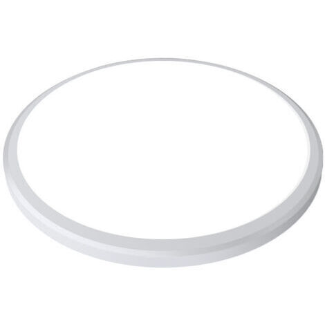 SABIR Plafonnier LED φ300mm-24w Boîtier blanc + lumière blanche Plafonnier, étanche IP54, Plafonnier rond, Salle de bain Chambre à coucher Balcon Cuisine Salon,
