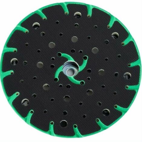 SABIR Planche à poncer 150 mm avec aspiration des poussières - filetage de raccordement M8 - planche à poncer Festool de rechange, compatible avec les ponceuses excentriques 150 mm