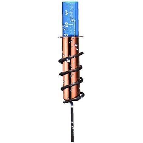 SABIR Pluviomètre Jauge de pluie cuivre haute précision jardin flottant pluviomètre jauge de mesure de jardin pour jardin de jardin