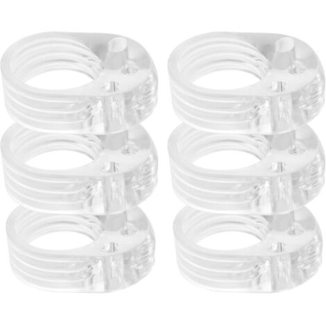 SABIR protection poignee porte - lot de 6 protège poignée porte transparents et protege mur pour poignée de fenêtre pour protéger contre les marques