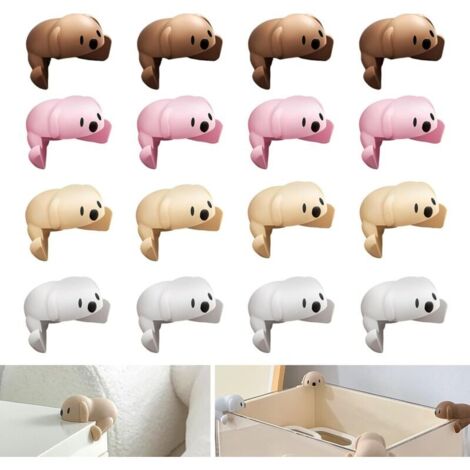 SABIR Protege Coin Meuble, Mengger 16 pcs Protection des Bords et Coins de Meubles Bébé Bär Protection Coin de Table avec Résistant Adhésifs Protection Angle Bebe Ultra-Résistant Inodore pour Securite