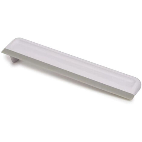 SABIR Raclette de douche compacte avec crochet de suspension - Gris/Blanc