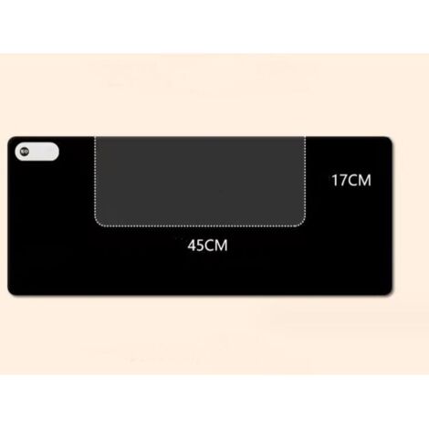 SABIR Réchauffeur de table Coussin chauffant de bureau Chauffage électrique Bloc-notes Réchauffeur de table Chauffage Tapis de souris Tapis de table chauffant Noir 80  33 One Piece
